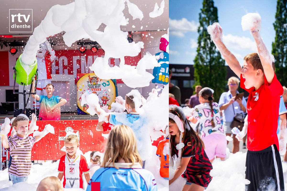 schuimparty Fc emmen