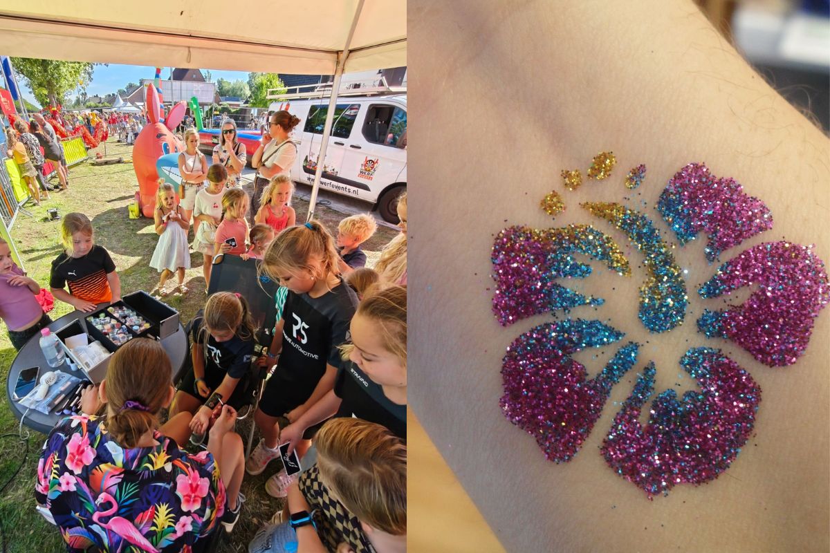 Glitter tattoo Drenthe en Groningen